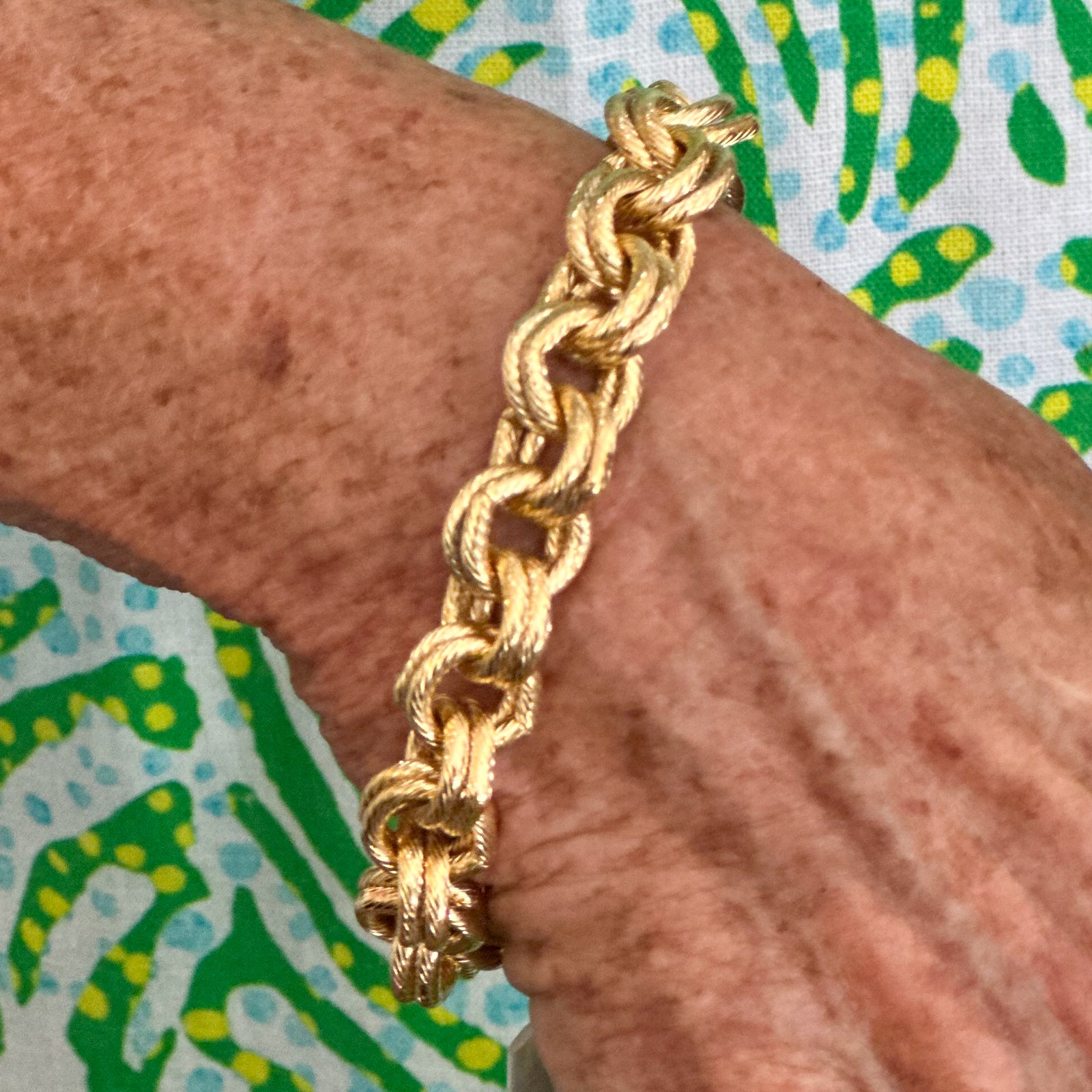 Loop Chain Bracelet – Gold