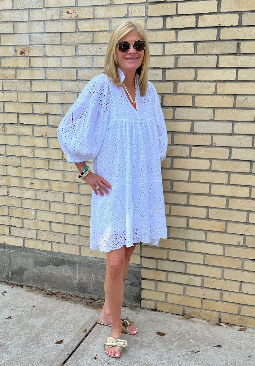 angela white blue dress Finished with classic vertical stripes and a relaxed fit that skims without clinging Angela White in Luxury Riad